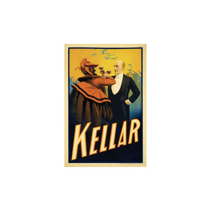 Kellar Having Drinks With The Devil Vintage Magic Unframed Print Wall Art-1