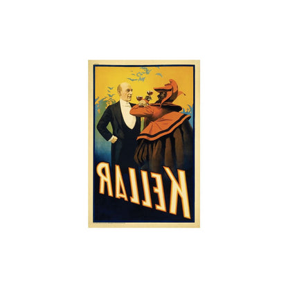 Kellar Having Drinks With The Devil Vintage Magic Unframed Print Wall Art-2