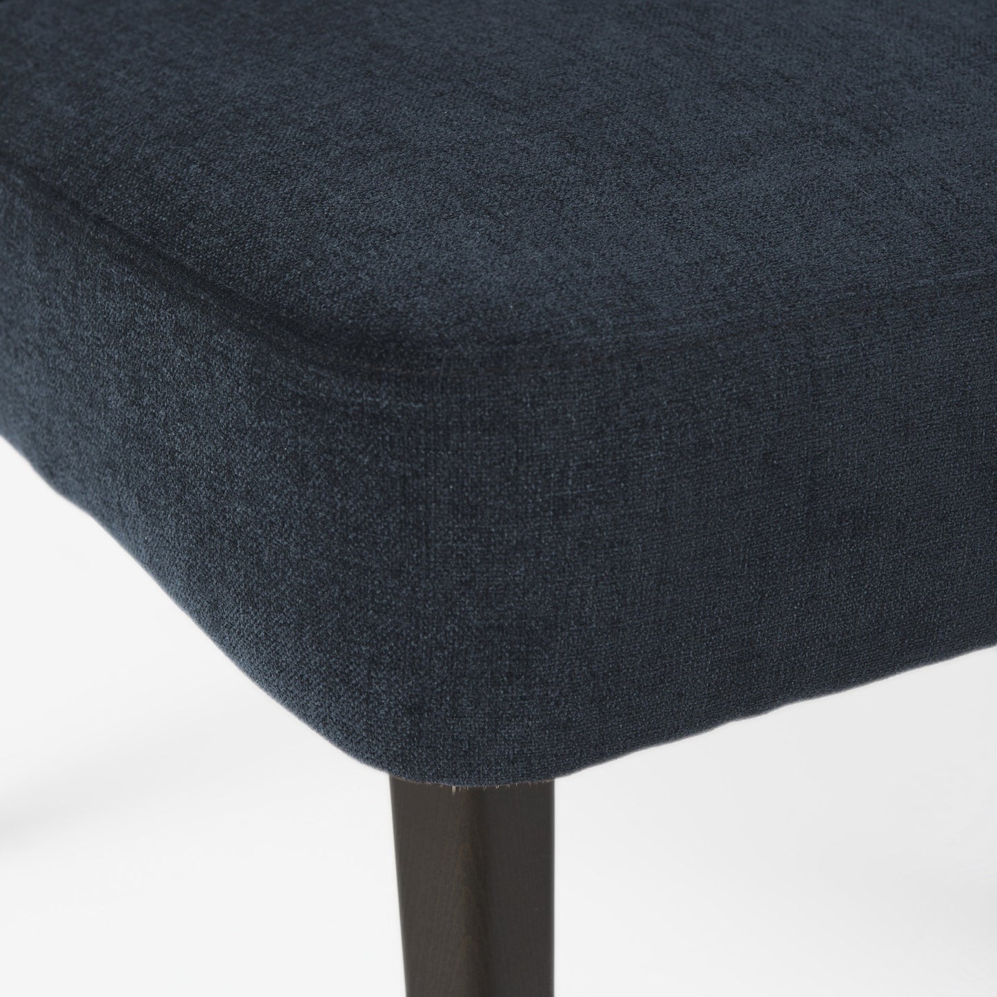Navy Blue And Black Wingback Dining Side Chair-7