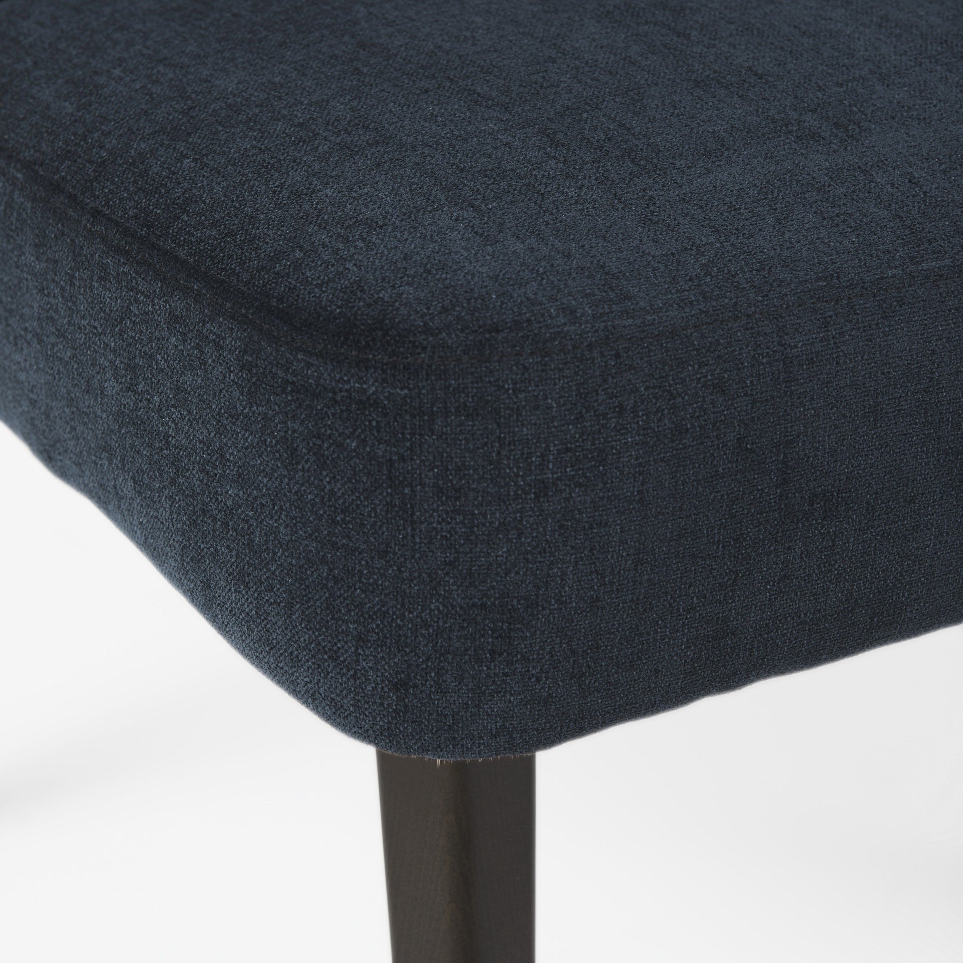 Navy Blue And Black Wingback Dining Side Chair-7