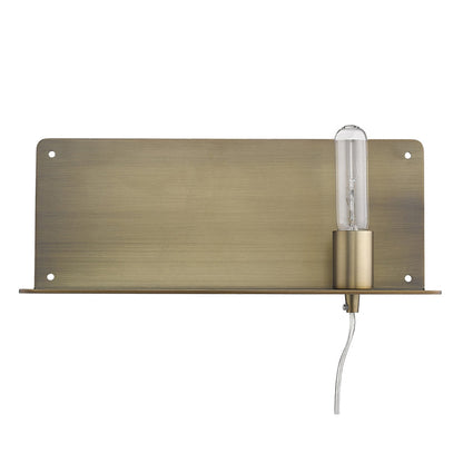 Dull Gold Shelf Wall Light-3