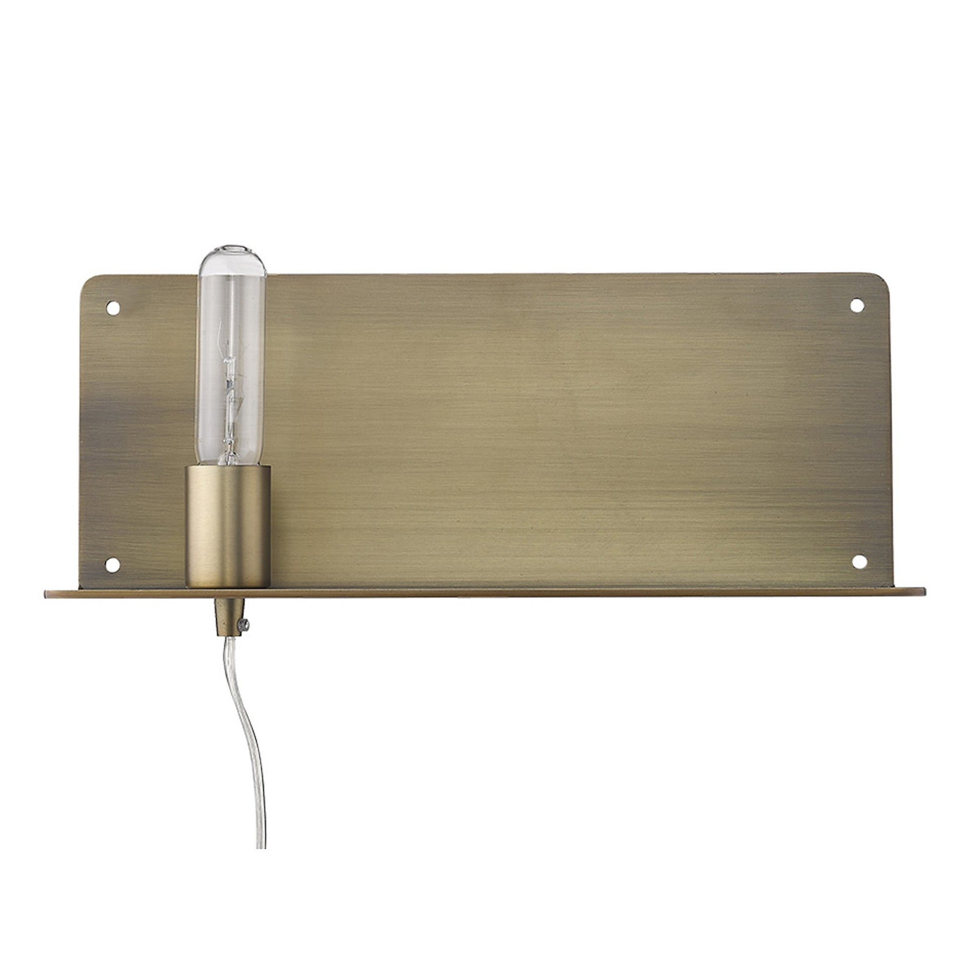 XL Dull Gold Shelf Wall Light-1