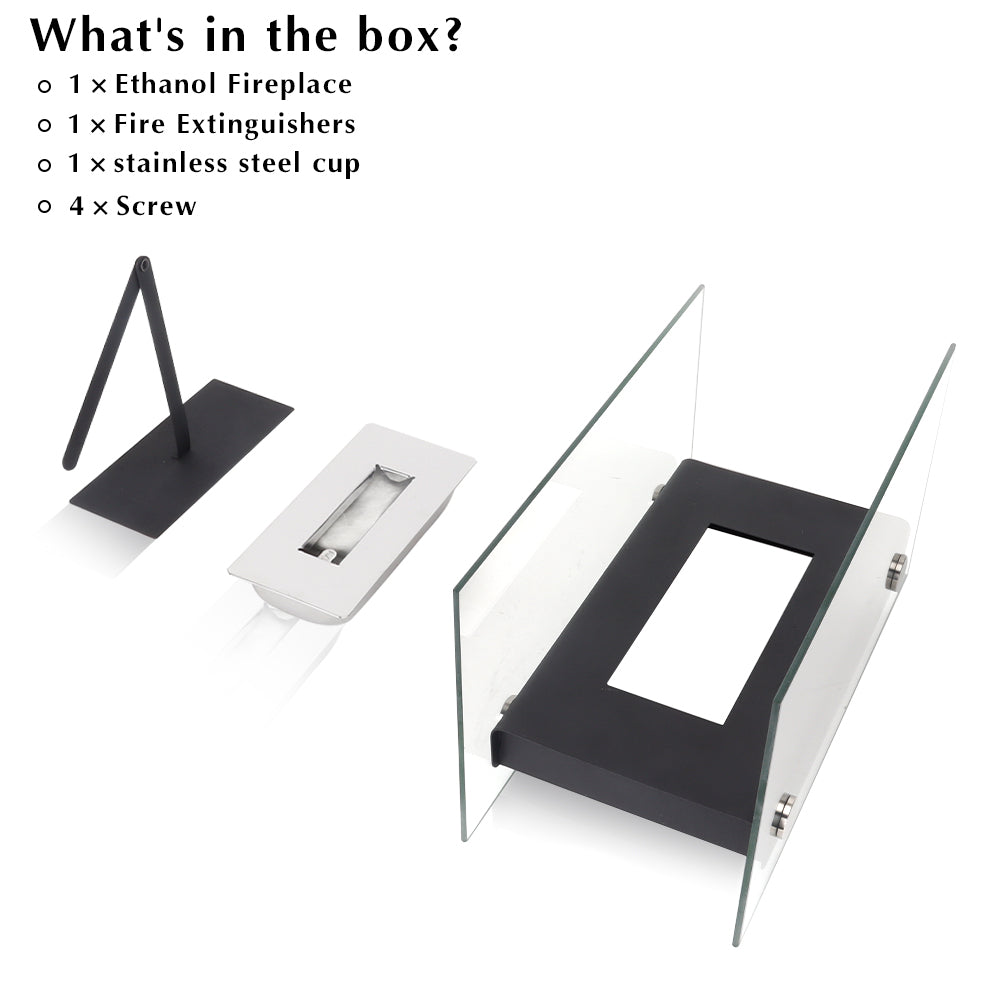 14" L Portable Tabletop Fireplace-3