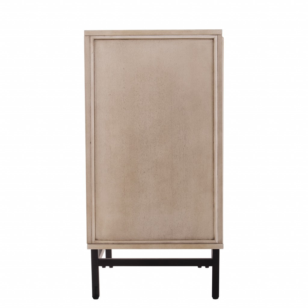Champagne Deco Buffet Storage Cabinet-3