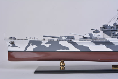 16" Gray And White Manufactured Wood Hand Painted Sculpture-7