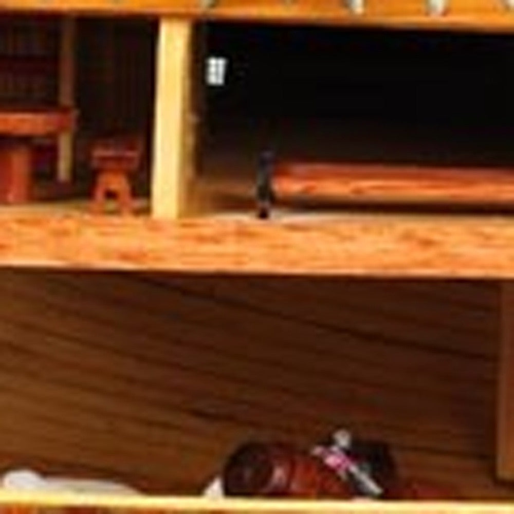 34" Wood Brown Solid Wood Hand Painted HMS Endeavour 1768 Open Hull Model Boat-6