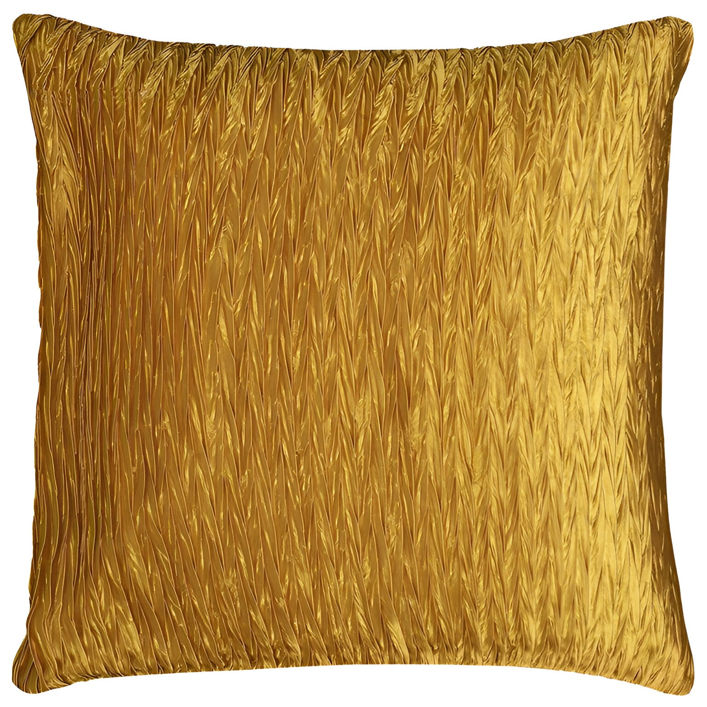 18" Gold Cotton Throw Pillow-1