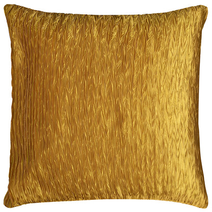 18" Gold Cotton Throw Pillow-1