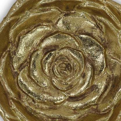 5" Gold Novelty Metal Handmade Tray-5