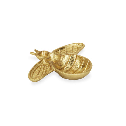 8" Gold Bumble Bee Cast Iron Vanity Tray-1
