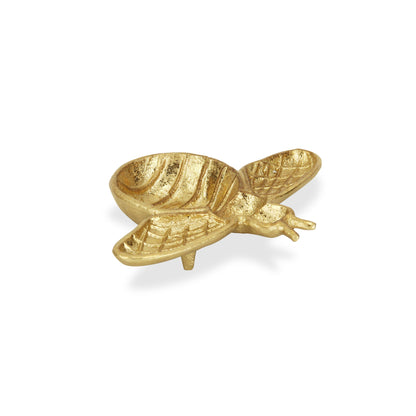 8" Gold Bumble Bee Cast Iron Vanity Tray-3