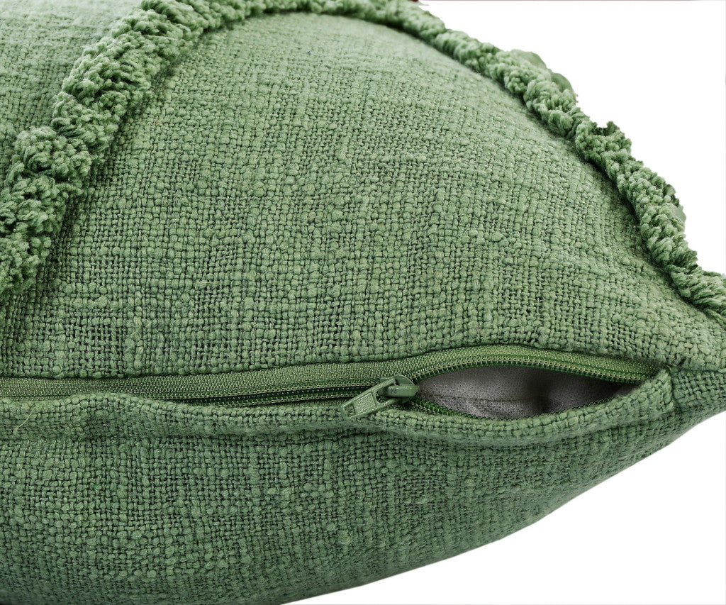 20" Forest Green Throw Pillow-3