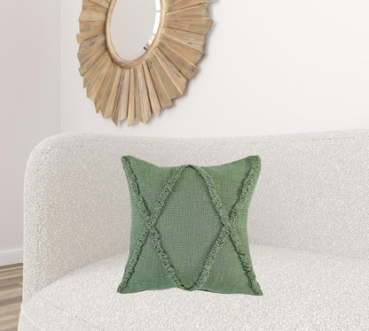 20" Forest Green Throw Pillow-2