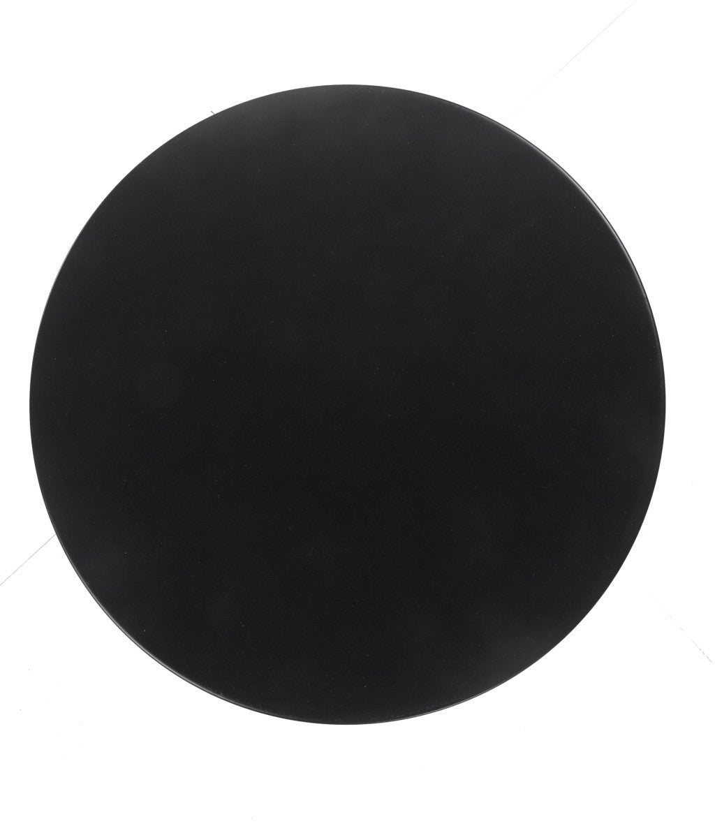 18" Black Iron End Table-2