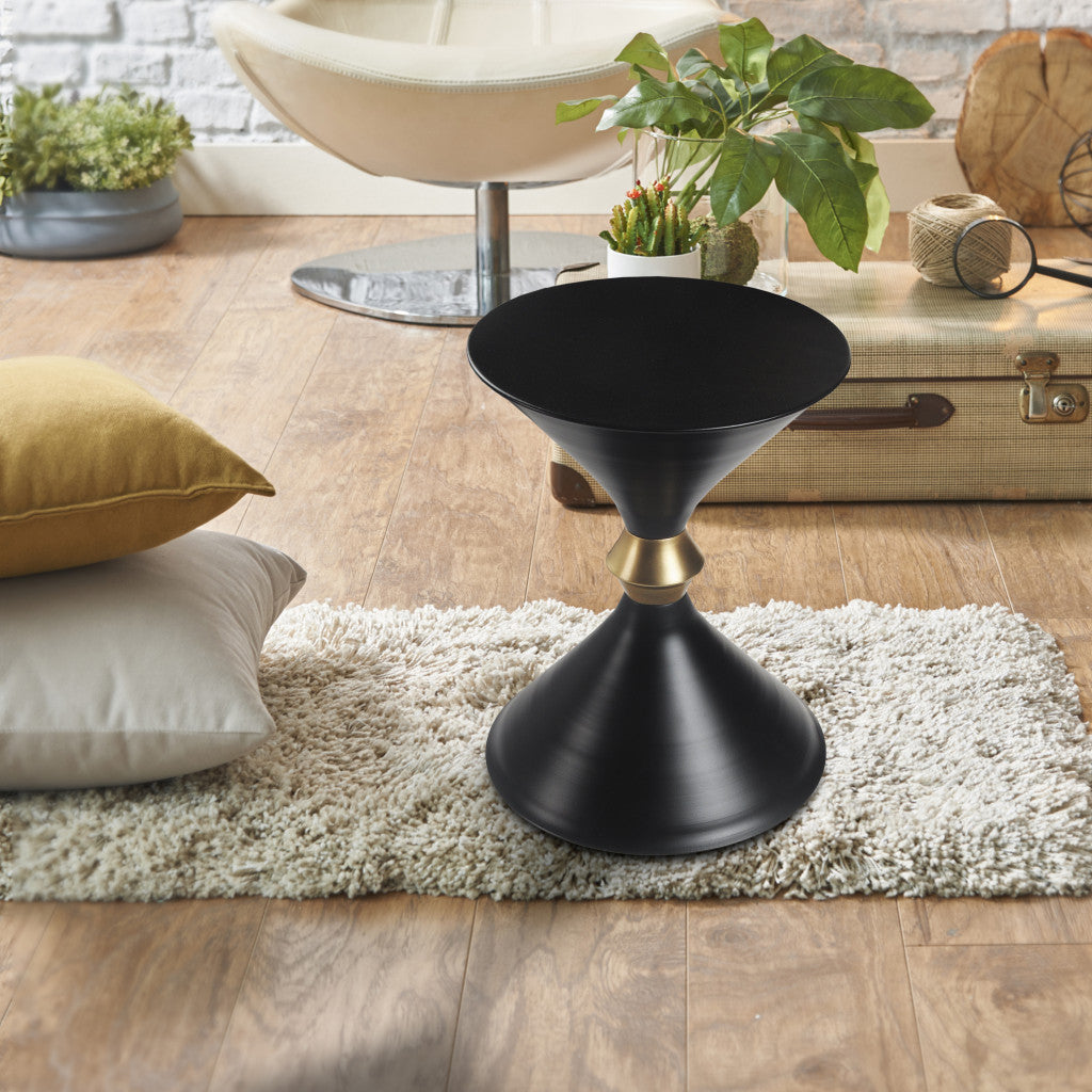 18" Black Iron End Table-7