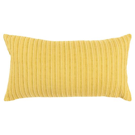 14" X 14" Yellow Cotton Blend Pillow-0