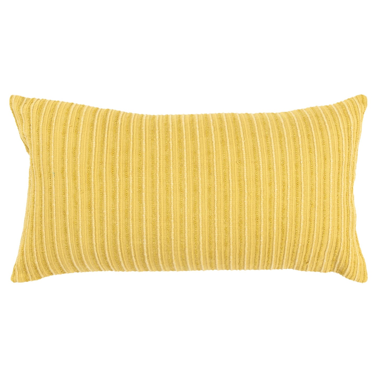14" X 14" Yellow Cotton Blend Pillow-0