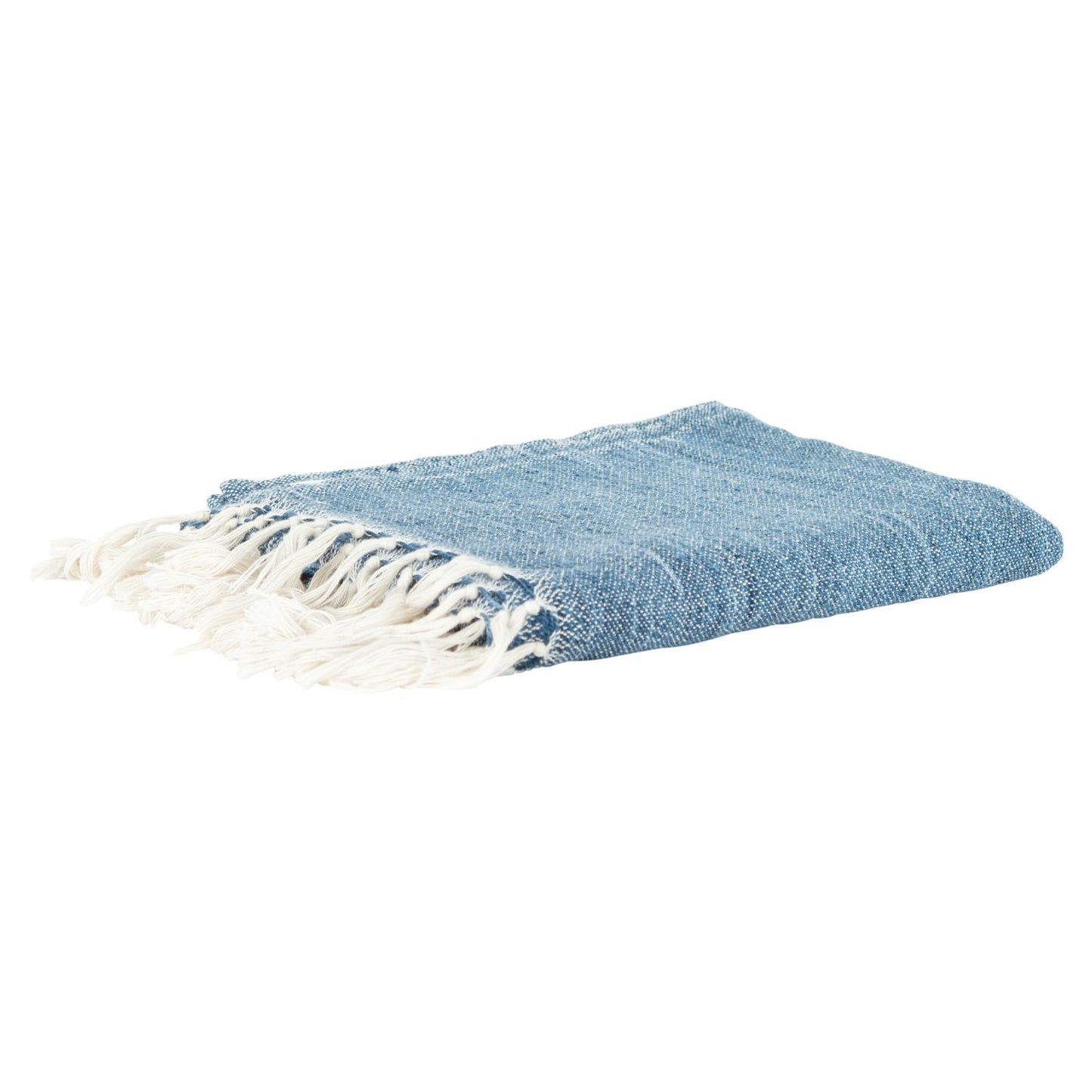 Blue Woven 100% Poly Pet Throw Blanket-1