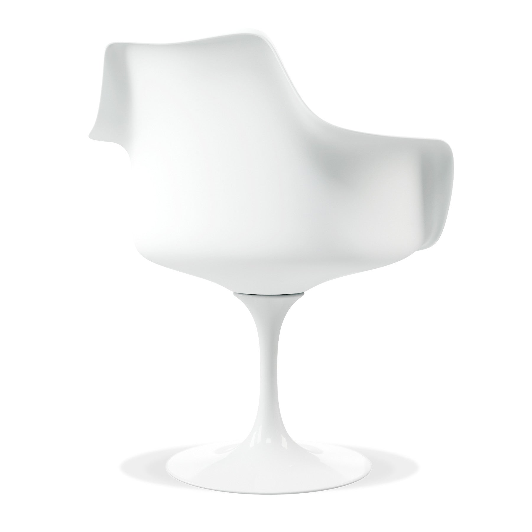Red and White Upholstered Faux Leather Dining Arm Chair-3