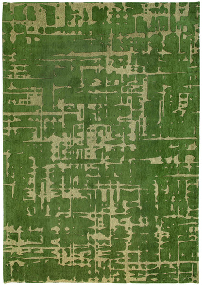 10' Green Abstract Runner Rug-1