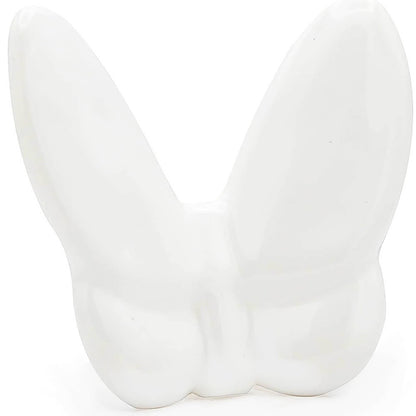 3" White Crystal Butterfly Figurine Tabletop Sculpture-3