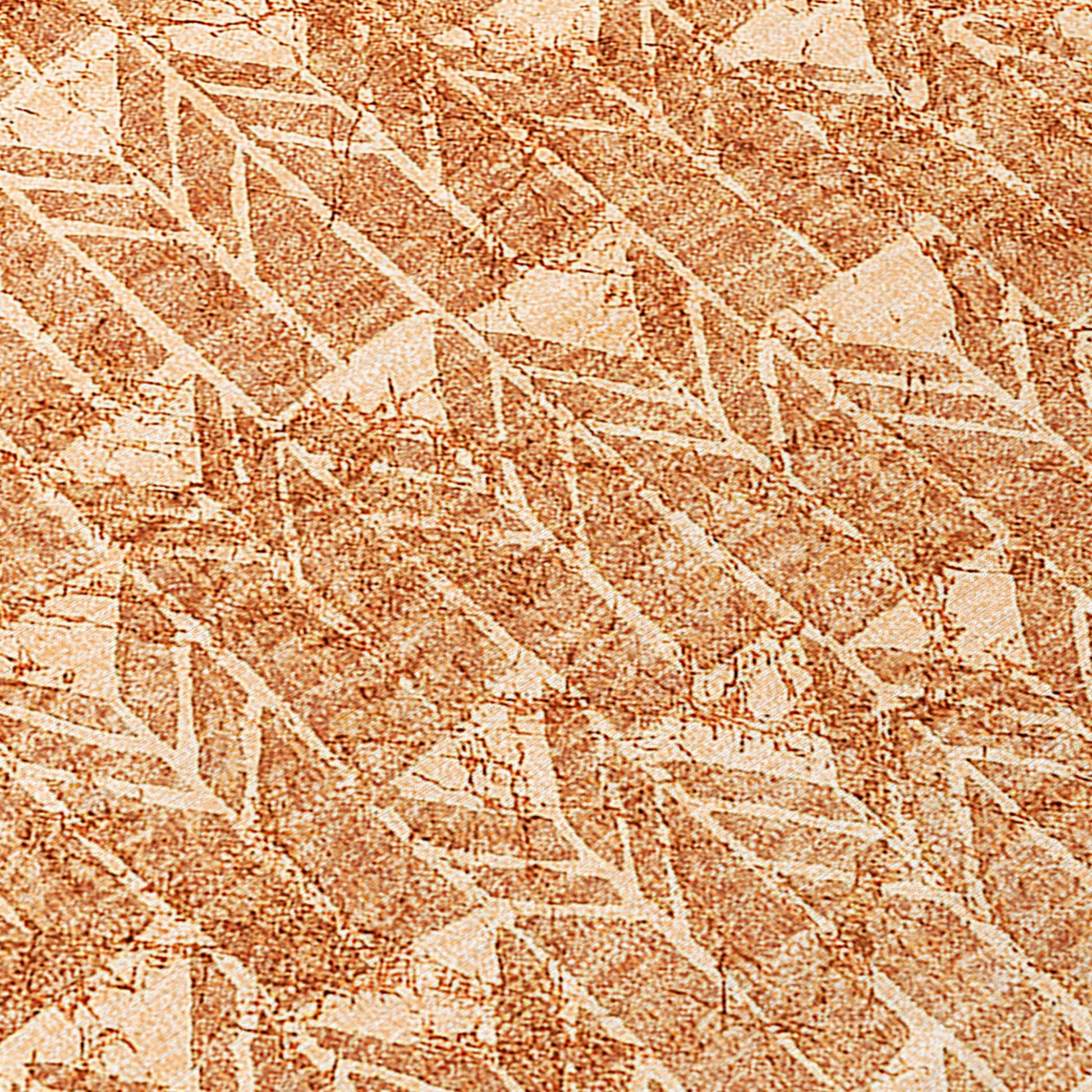 8' Runner Bronze Geometric Washable Non Skid Indoor Outdoor Runner Rug-6