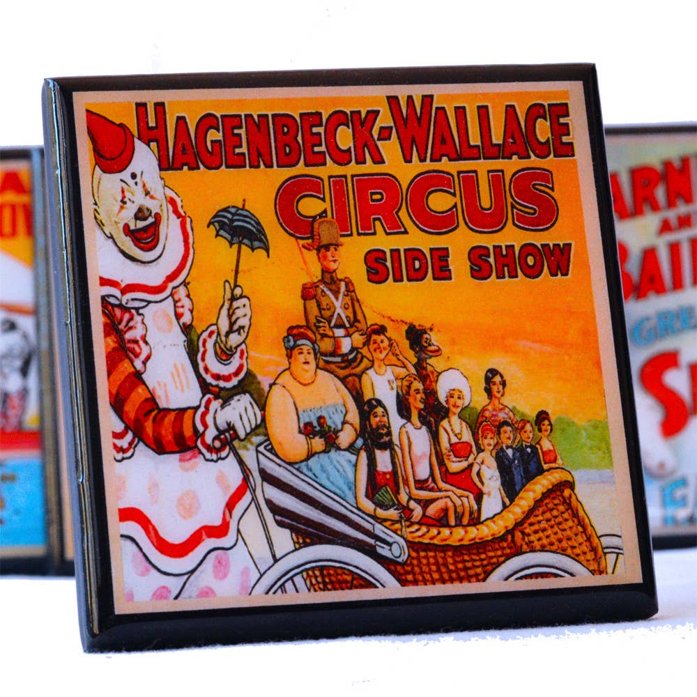 Circus Poster Coaster Set-2