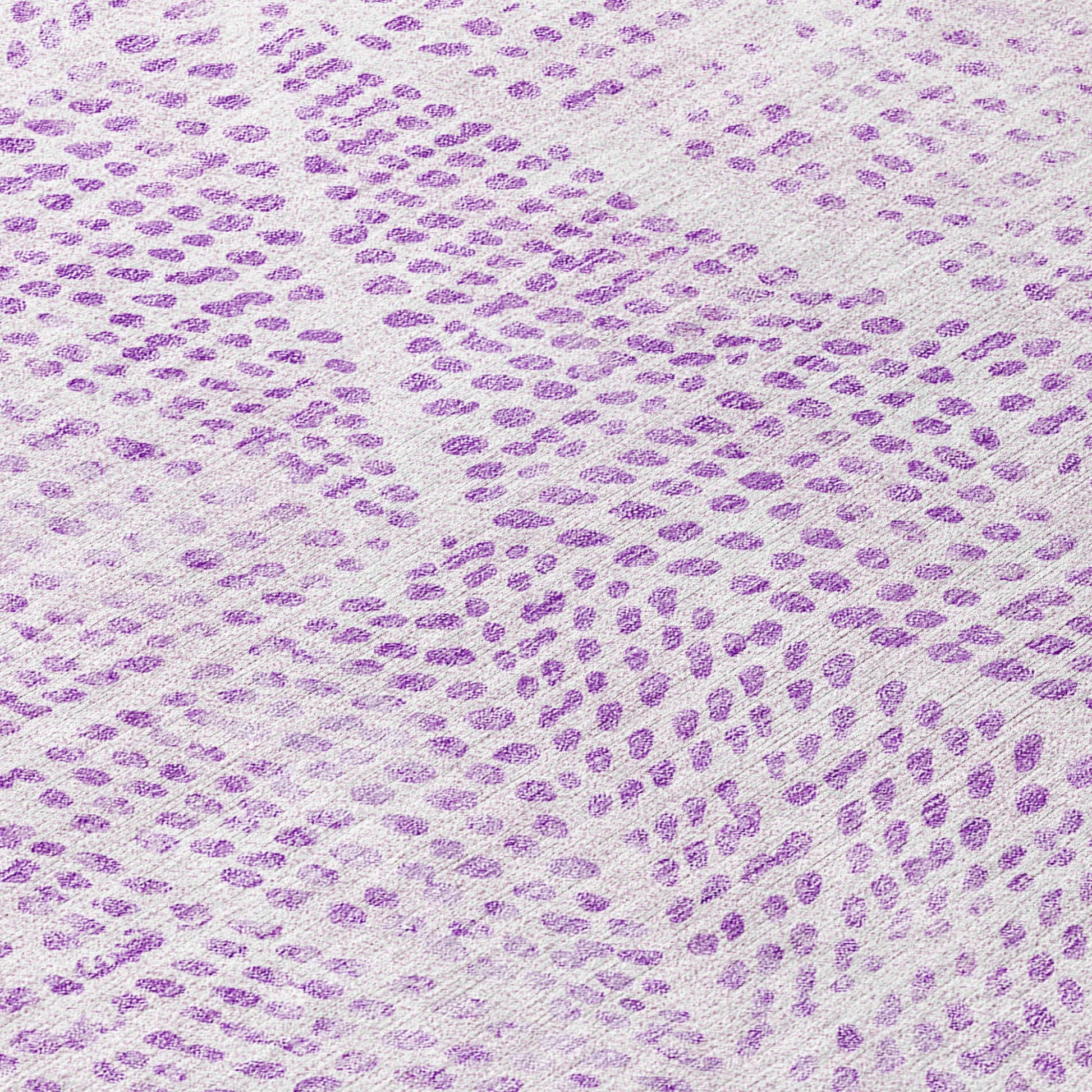 5' X 8' Purple And Ivory Geometric Washable Indoor Outdoor Area Rug-8