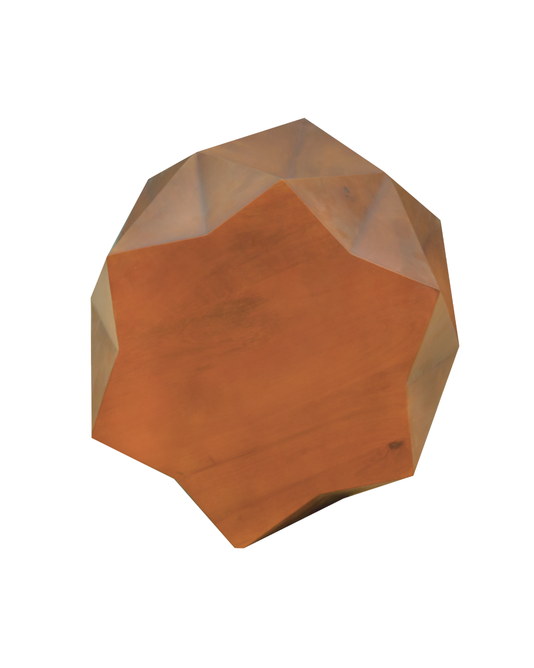 24" Brown Solid Wood End Table-3
