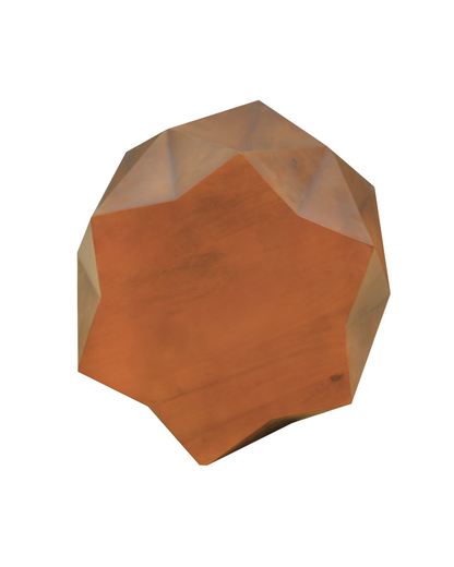 24" Brown Solid Wood End Table-3