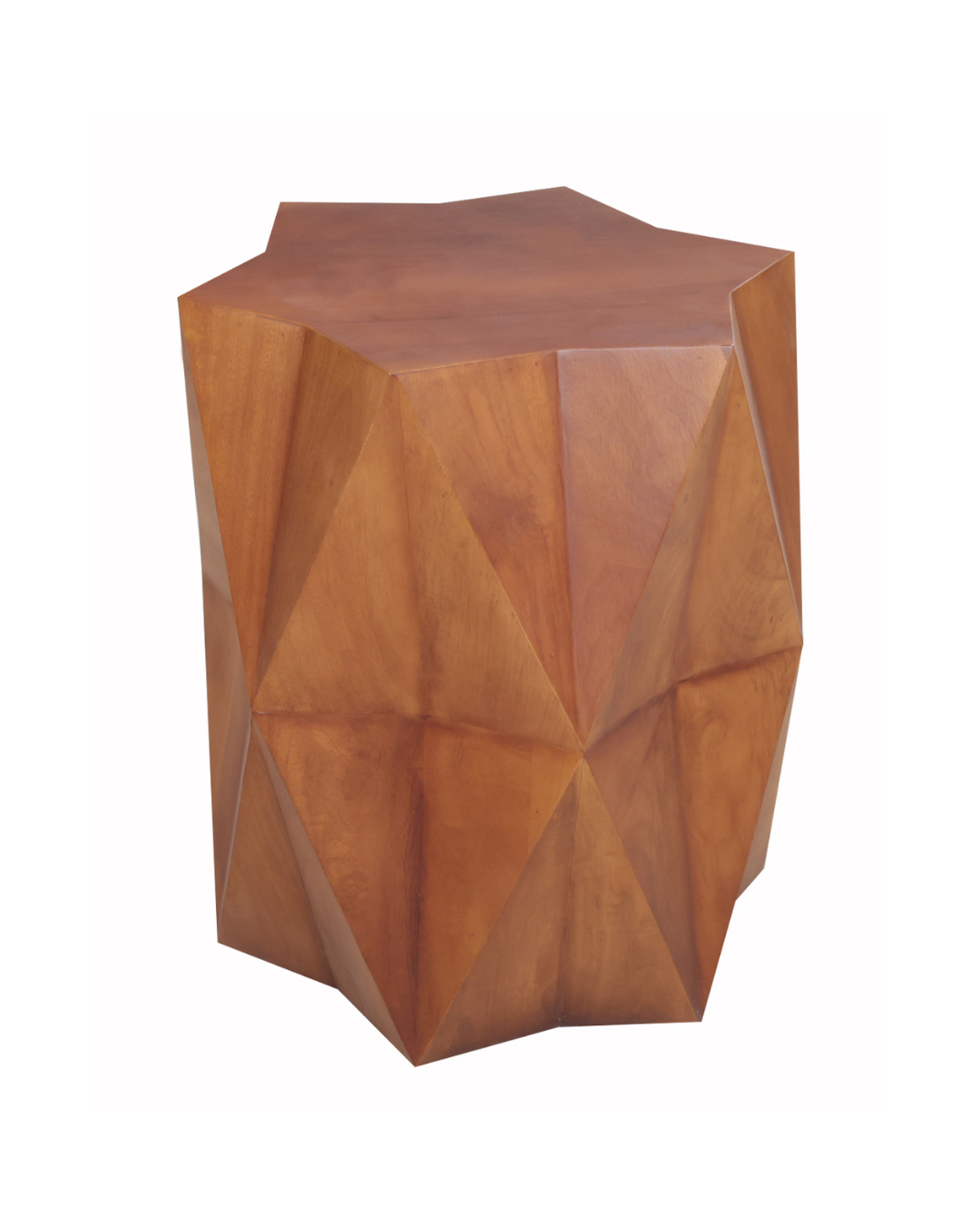 24" Brown Solid Wood End Table-1