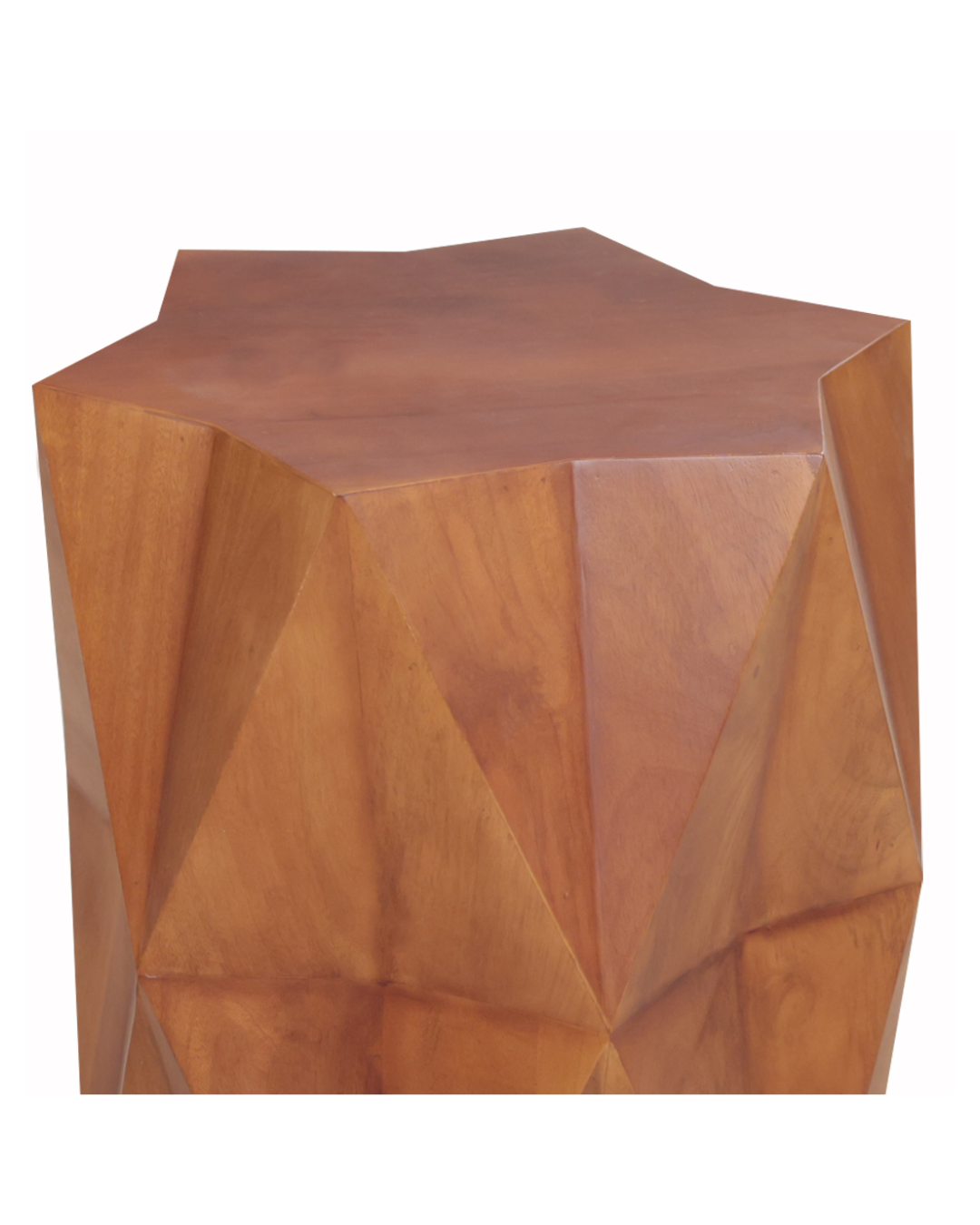 24" Brown Solid Wood End Table-2