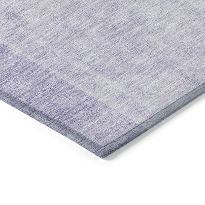 8' X 10' Lavender And Purple Geometric Washable Indoor Outdoor Area Rug-3