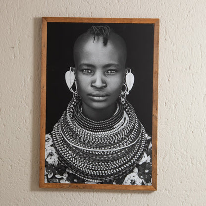 KANA-11 Turkana Woman Framed Canvas | Lake Turkana, Kenya-0