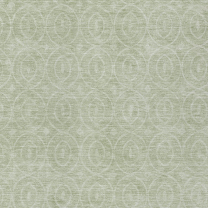 5' X 8' Mint Green Geometric Washable Indoor Outdoor Area Rug-5