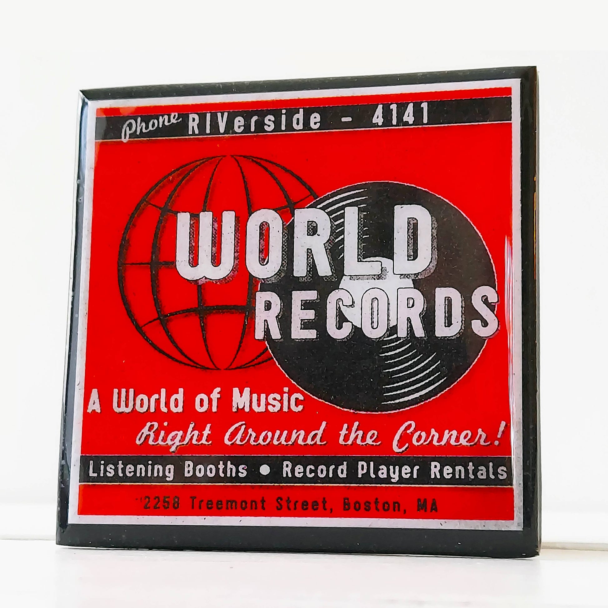 Classic Record Shop Drink Coaster Set-2