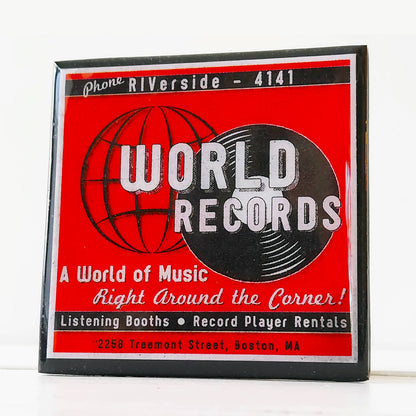 Classic Record Shop Drink Coaster Set-2