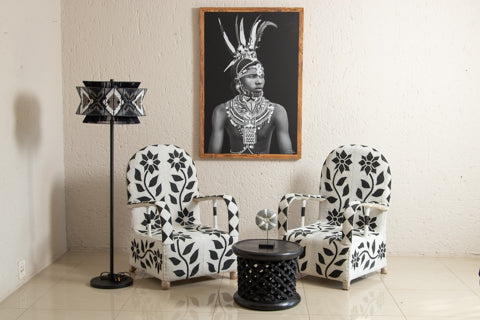 KANA_29 Rendille Moran Framed Canvas | Lake Turkana, Kenya-1