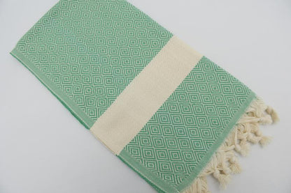 VENICE GREEN TURKISH TOWEL-4