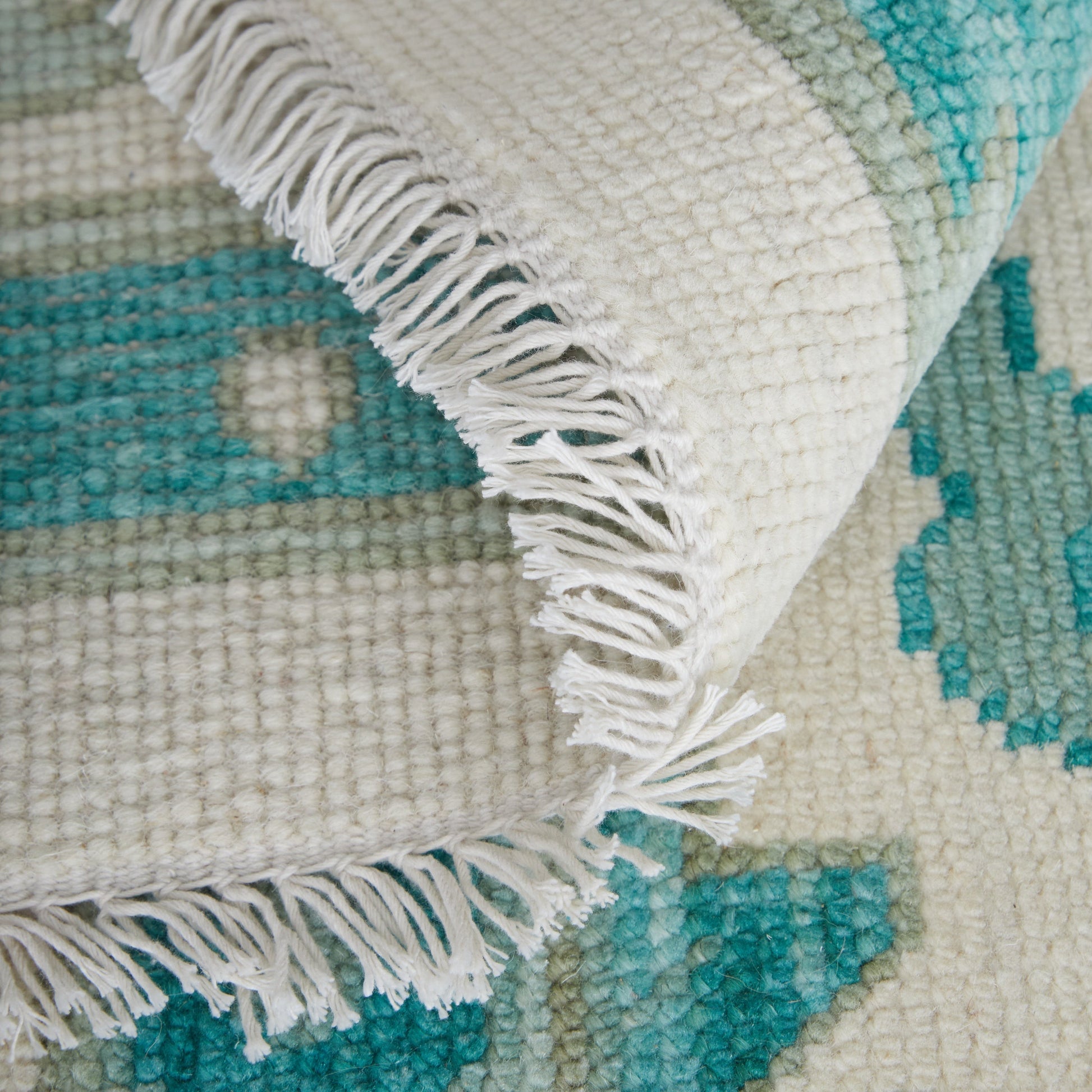 Karina Transitional Floral & Botanical - Green/Ivory Area Rug-3