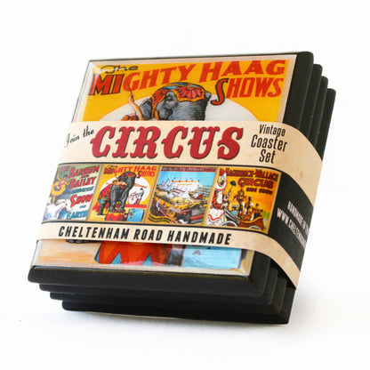 Circus Poster Coaster Set-1