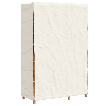 vidaXL Wardrobe 43.3"x17.7"x66.9" Bamboo-3