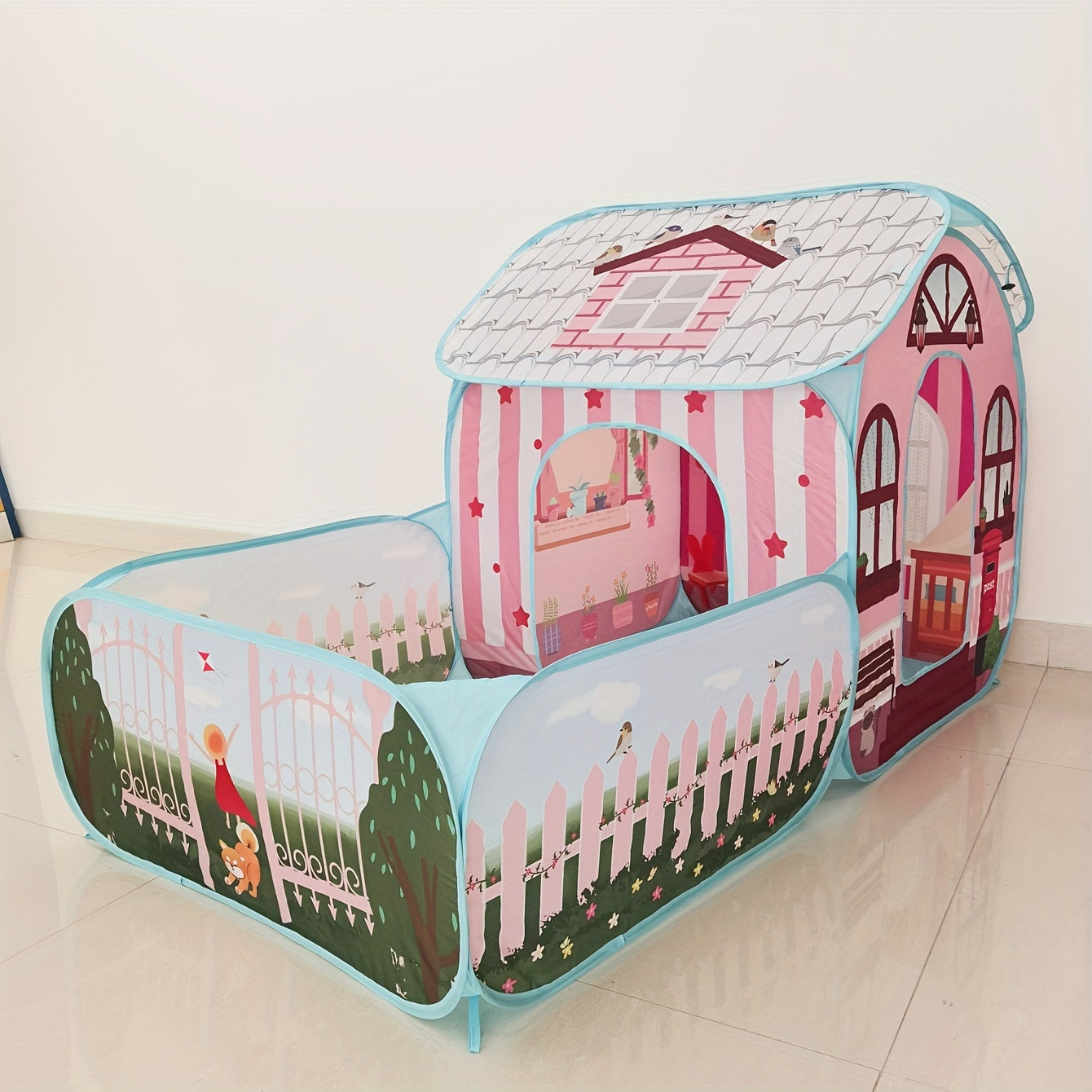 Pop-Up Kids Playhouse Indoor Outdoor Tent-1