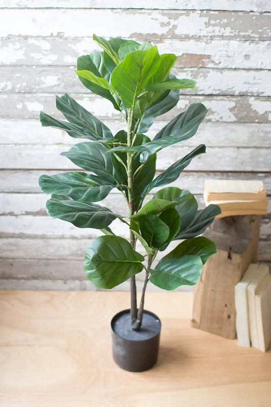 Artificial Fiddle Leaf Fig Tree - 38"-0