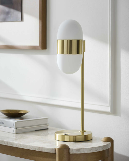 Bayshonas Metallic Gold Table Lamp-0