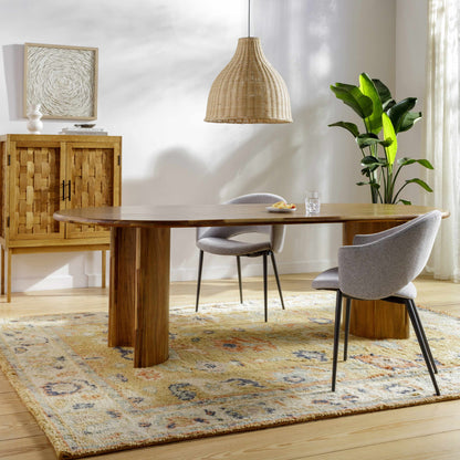 Belevi Hand Knotted Wool Rug - Clearance-3
