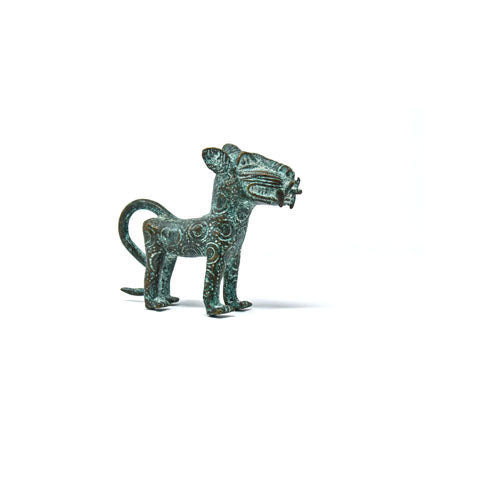 Benin Bronze Leopard 01-0