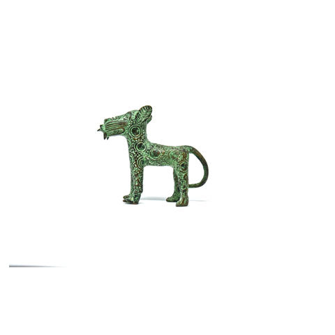 Benin Bronze Leopard 03-1
