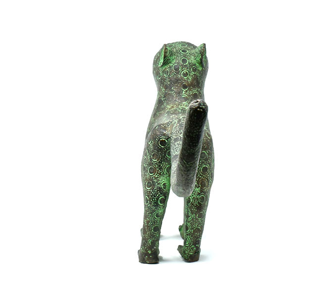 Large Benin Bronze Leopard 02-1