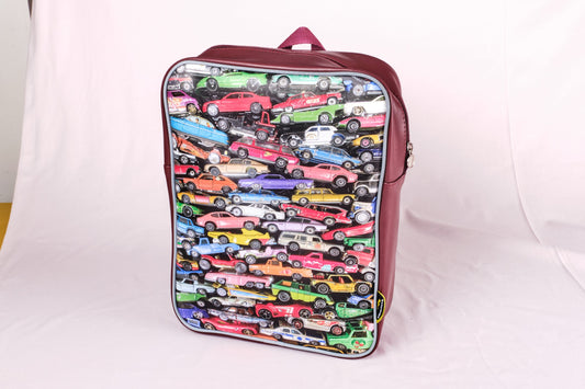 Rugzak vintage speelgoed auto’s-0